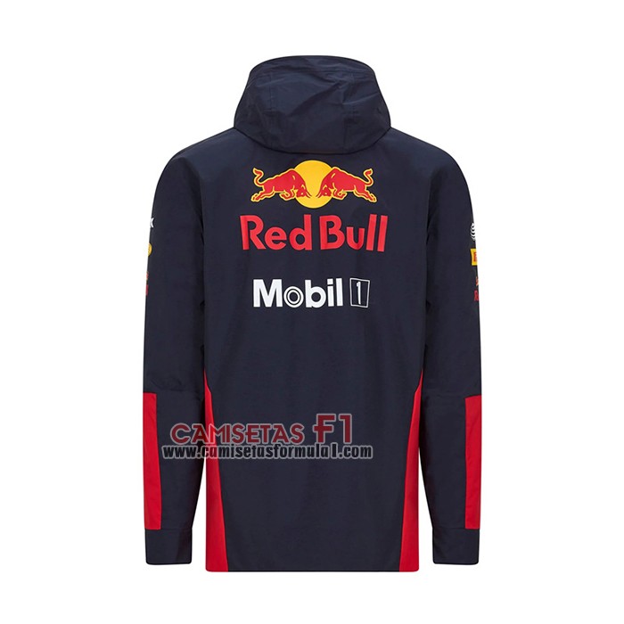 Rompevientos con Capucha del Red Bull Racing F1 2021 Negro Rojo